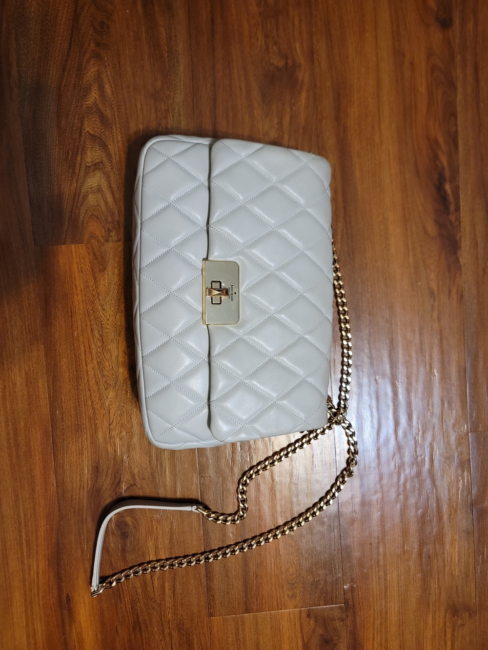 Quilted Gray Kate Spade Bag